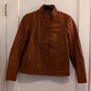 Quince Leather Bomber Jacket